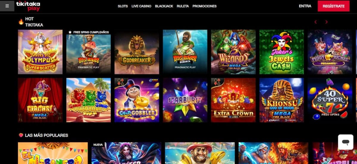 TikiTaka Play Casino: Opiniones 2026, Bono del 100% Hasta 500€ y 100 Tiradas image 1