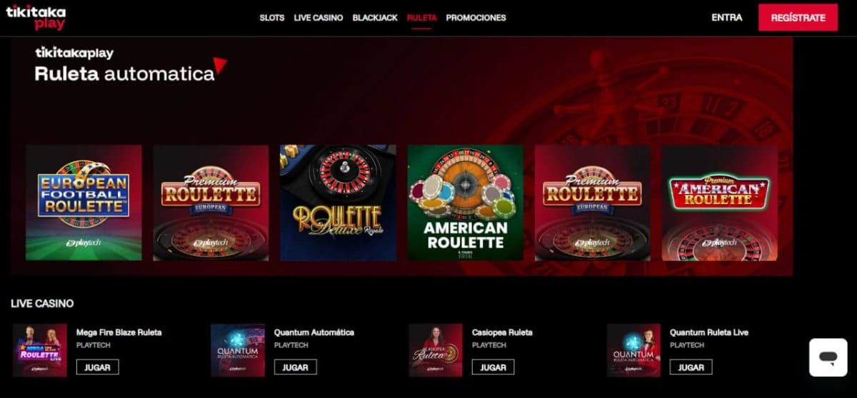 TikiTaka Play Casino: Opiniones 2026, Bono del 100% Hasta 500€ y 100 Tiradas image 3